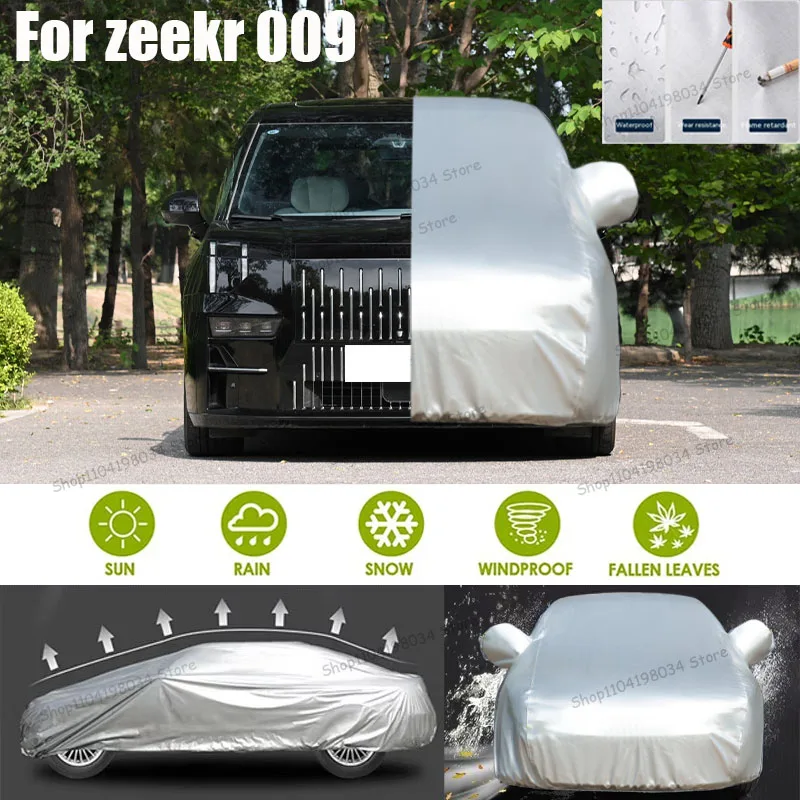 

For zeekr 009 Auto parts Anti snow Anti dust Sunscreen Anti-uv Anti peeling paint And Anti Rainwater 210t car cover Car cover