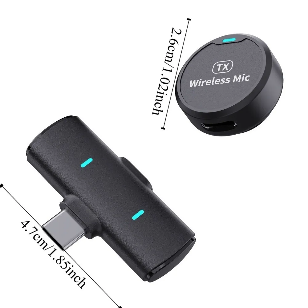 2 في 1 ميكروفون Lavalier ذو طية صدر السترة جاذب مغناطيسي ميكروفون Lavalier لاسلكي تسجيل ميكروفون Lavalier لاسلكي محمول #6