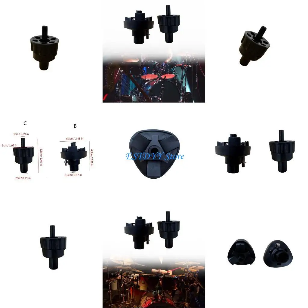 

G6DE Light weight Plastic Cymbal Hat Stand Removable Cymbal Holder Control