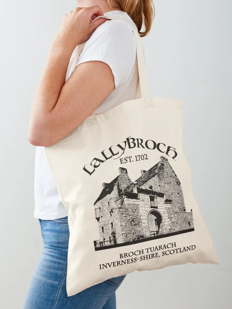 Lallybroch Outlander Tote Bag foldable reusable bag tote bag men's