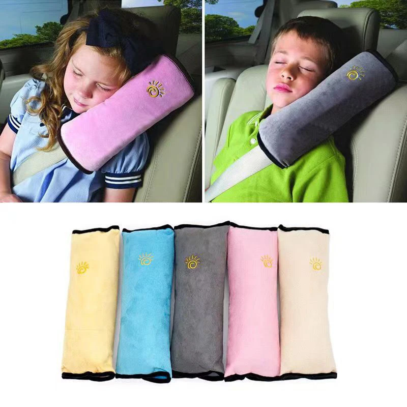 

Universal Car Seat Belt Pillow High Quality Kids Adjust Protect Shoulder Pad Baby Sleeping Seat Belt Positioner Plush Cover Pad