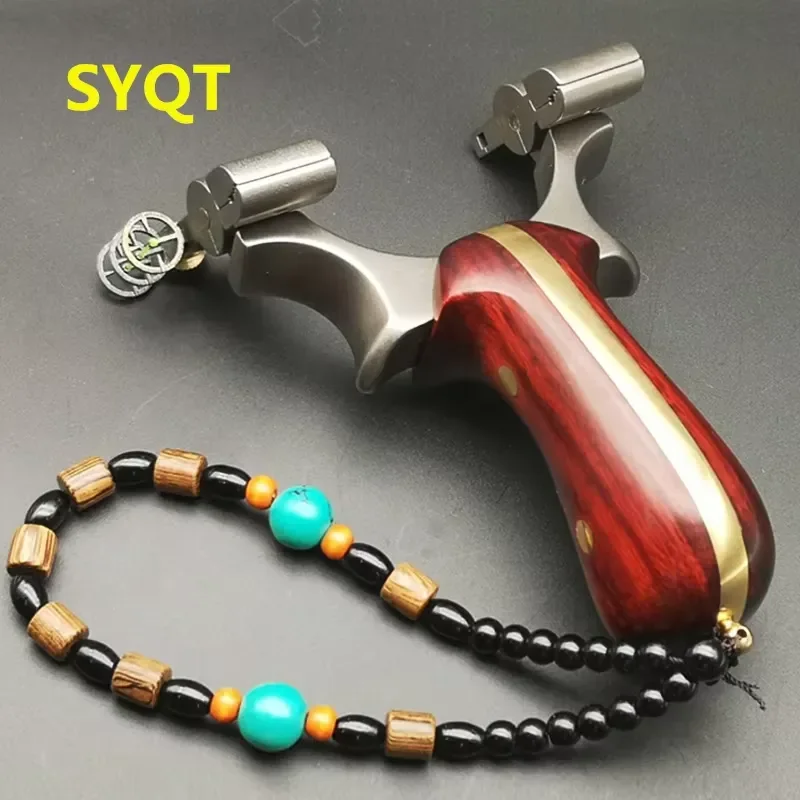 Slingshot Stainless Steel High Power Slingshot High Precision Slingshot Shooting Hunting Profession Bow Head Can Be Rotated