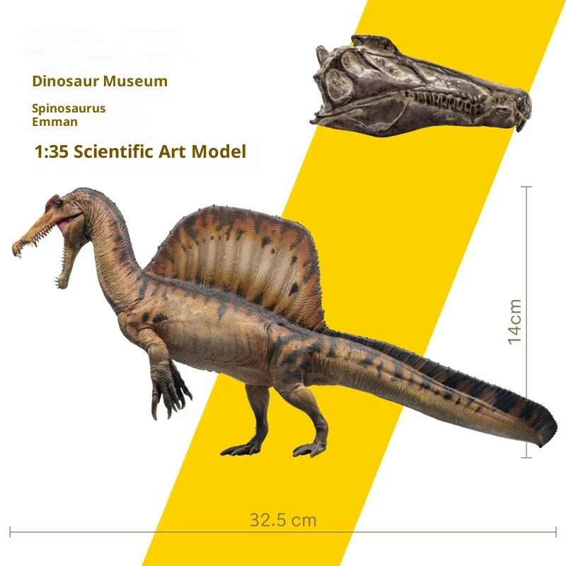 

Spinosaurus Aimen Dinosaur Model With Skull 1 35 Scale Scientific Art Collection Museum Display Adult Collector Birthday Gift