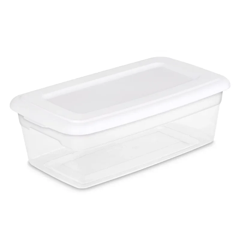 

Sterilite 6 Qt. Storage Box Plastic, White, Set of 36storage storage boxes storage box