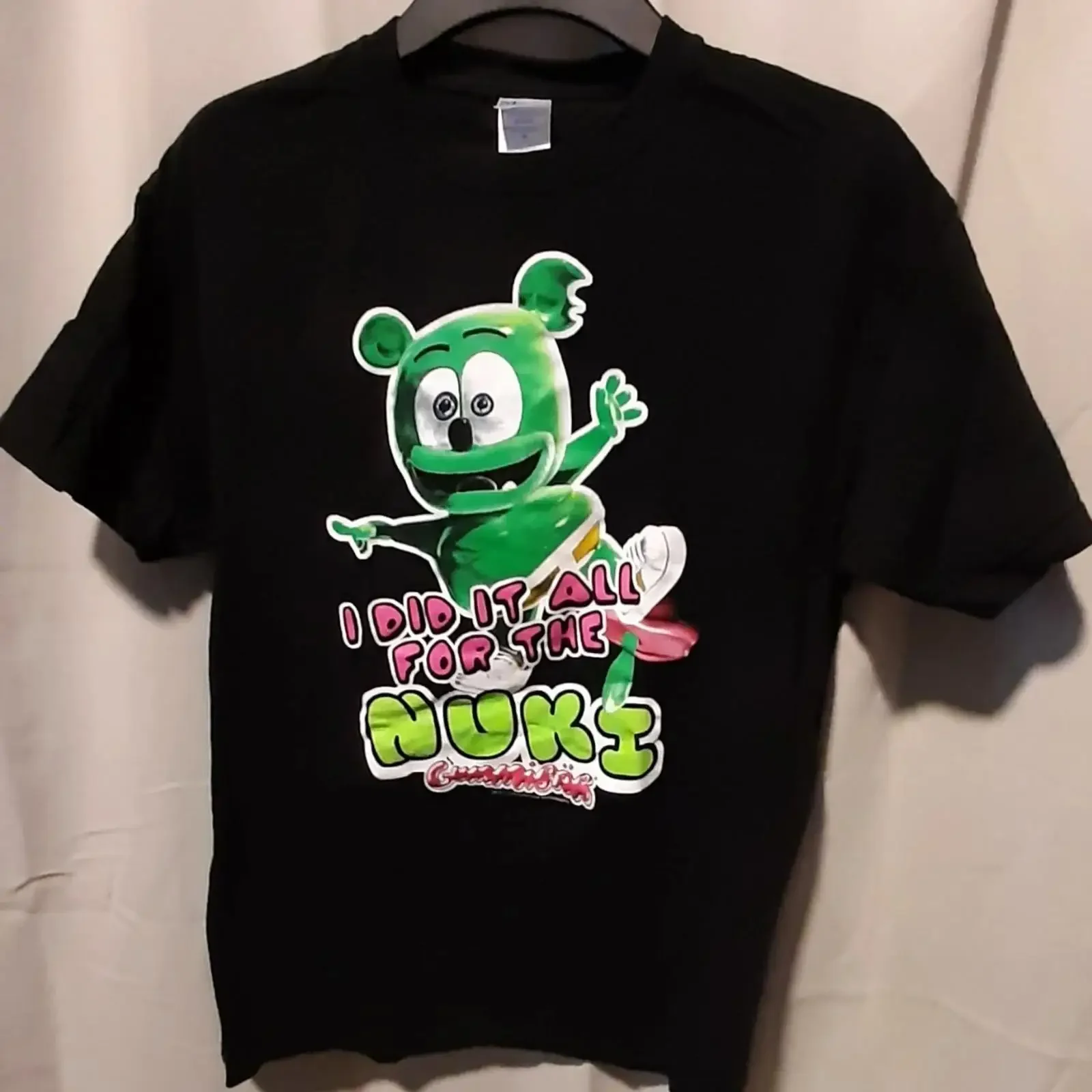 T Shirt Gr M Gummibär I Did It All For The Nuki NEU vintage Washed Soft Breathable Unisex homme Stylish Casual Slightly
