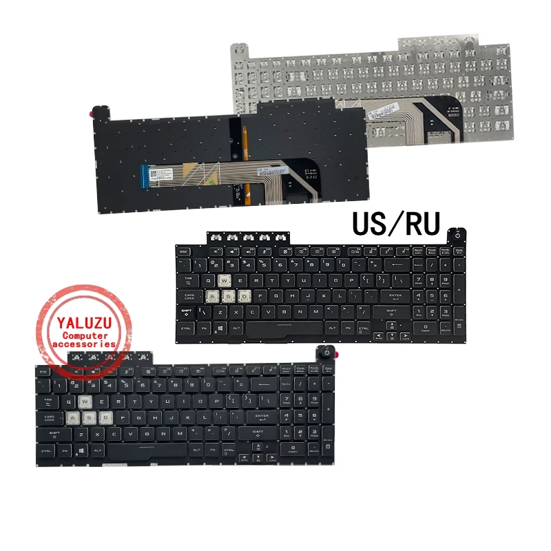 teclado para notebook para asus tuf gaming eua ru ingles fa506 fa506h fa506iu fa506iv fa506ii fa706 fa706ii fa706iu fx506 fx706l novo 01