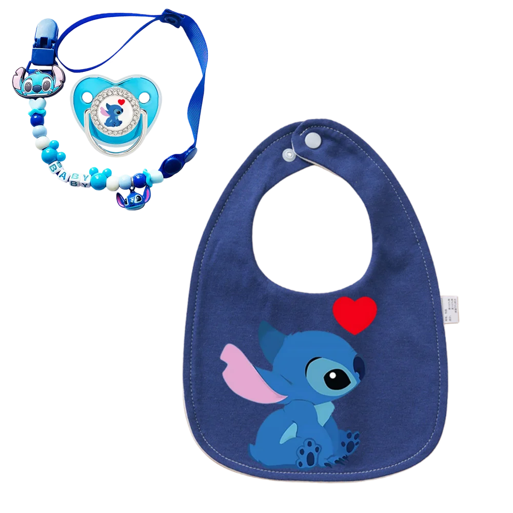 

Набор из 3 предметов: детские соски-пустышки с рисунком Stiddie, детский нагрудник с мультяшным принтом, детская жевательная соска-пустышка, детский нагрудник, подарок на детский праздник