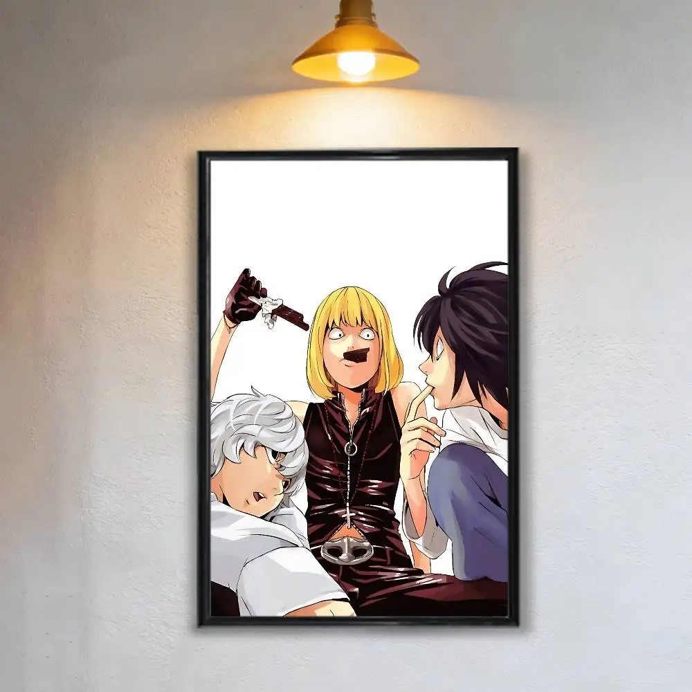 Impulse Mello Death Note insane L Lawliet Poster Prints Wall Art Picture Painting Living Room