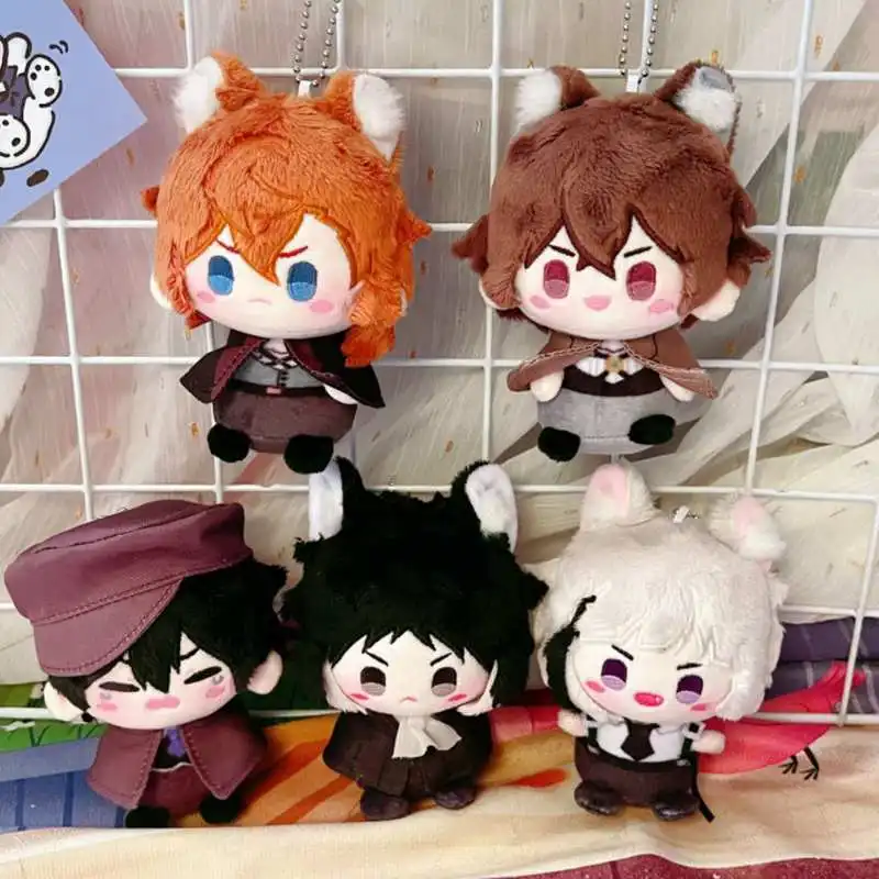 

Bungou Stray Dogs Plush Pendant Edogawa Ranpo Akutagawa Ryuunosuke Nakahara Chuuya Nakajima Atsushi Animation Dolls Toy Gift