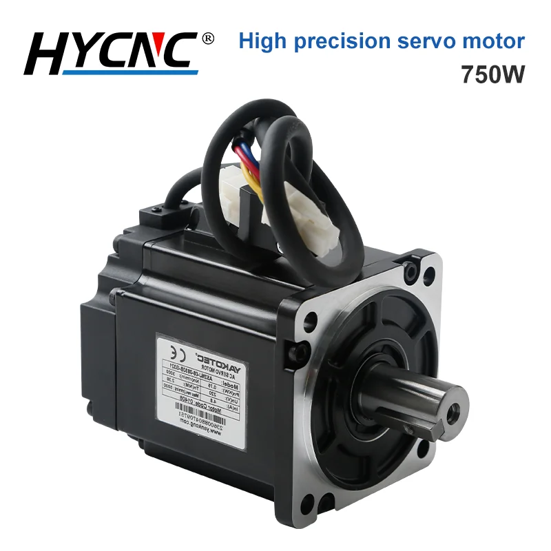 High precision servo motor 750W 220V 3000RPM for electronic and electrical processing, automatic work workshop