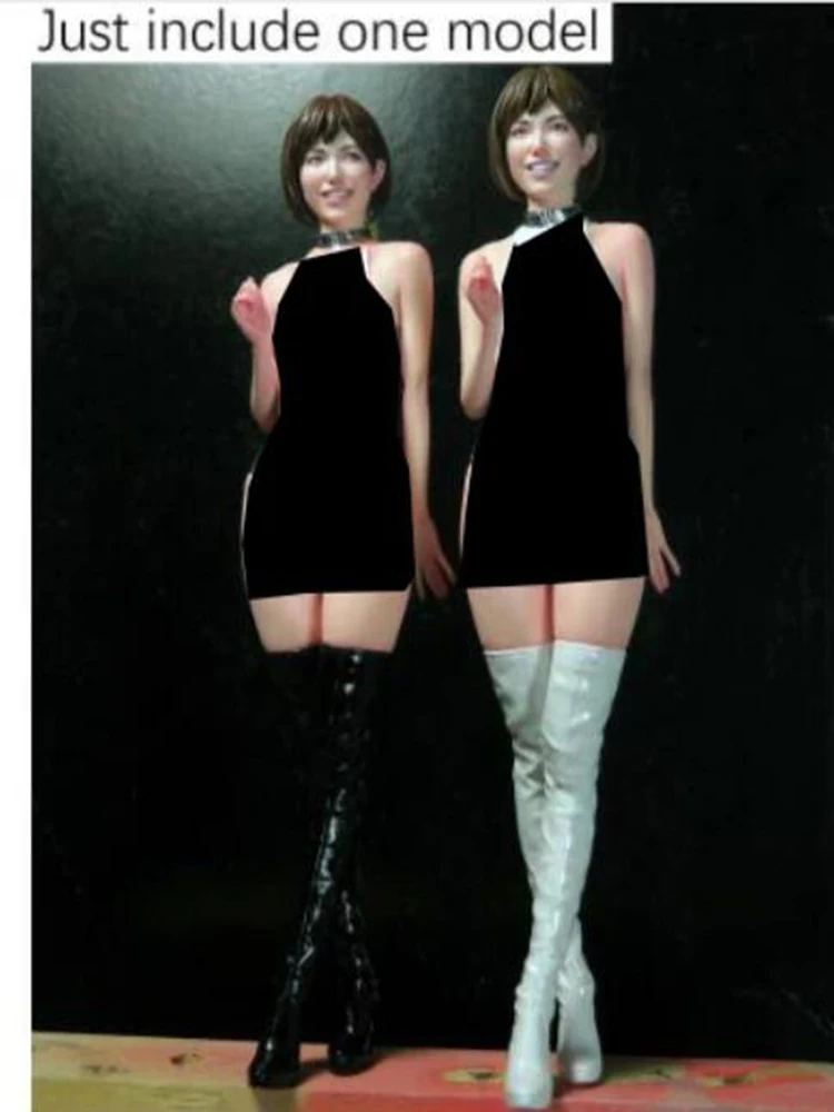 Resin Figure Model Kit Unassambled 1/12 high 130mm modern summer standing Unpainted collect Figure Building Kit