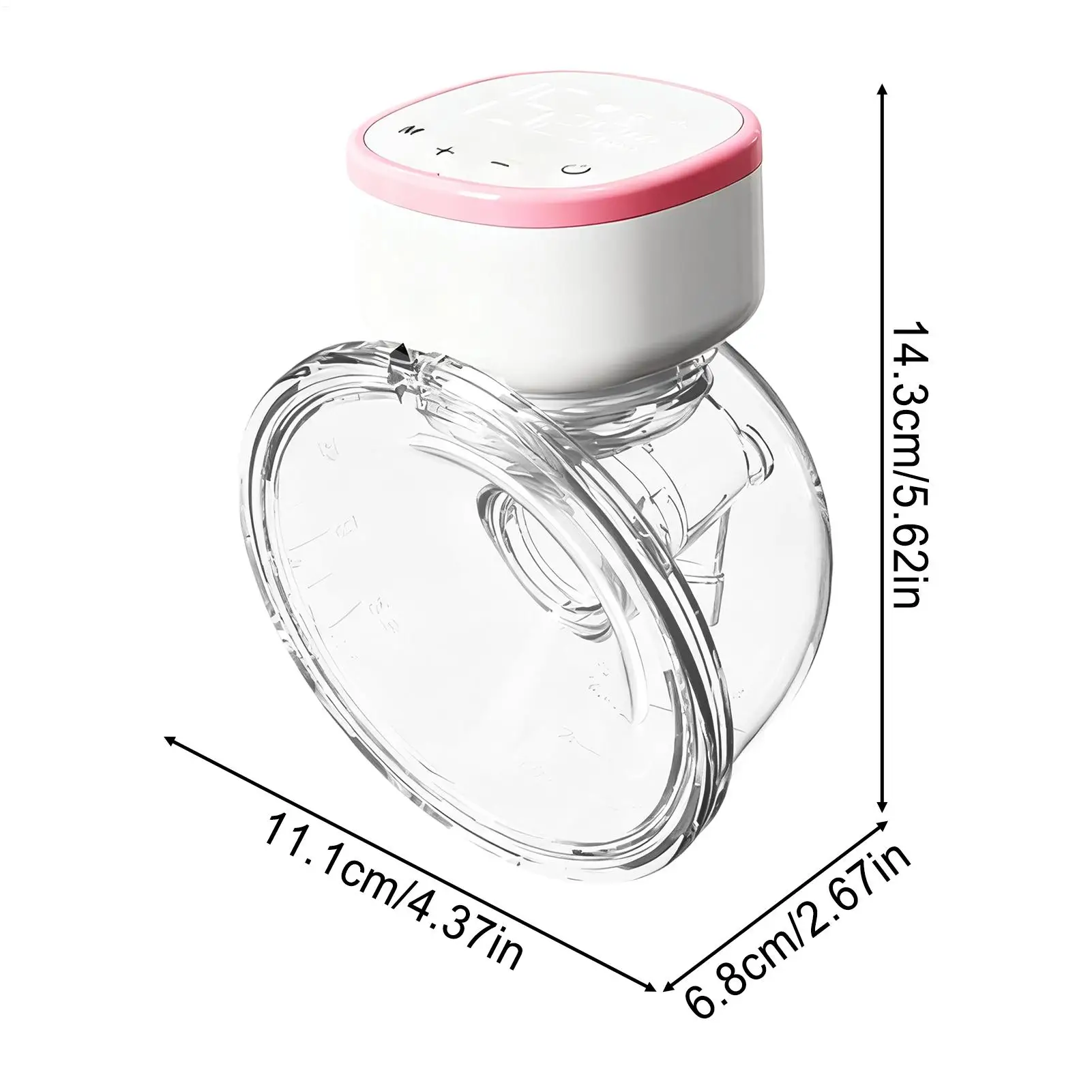 مضخة حر اليدين شاشة ذكية للرضاعة الطبيعية الكهربائية المحمولة بدون استخدام اليدين لاستبدال حلمة الحليب لأمي الطفل #6