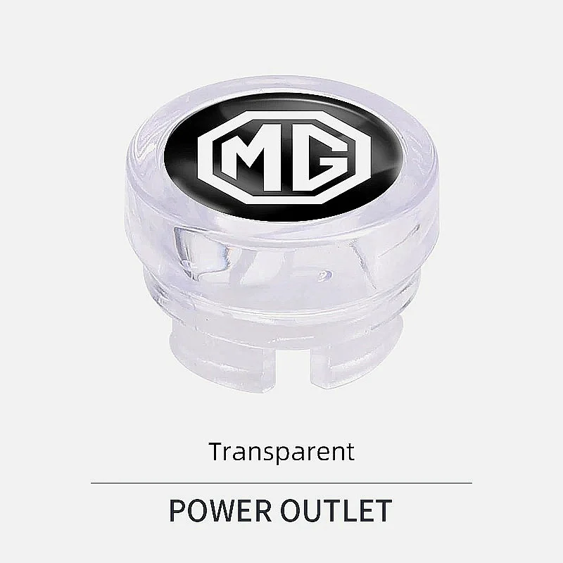 MG Car Cigarette Lighter Dustproof Protective Button Cover Fit MG4 MG5 MG6 ZS EV HS GS, Auto Power Socket Plug Cap Interior Acce