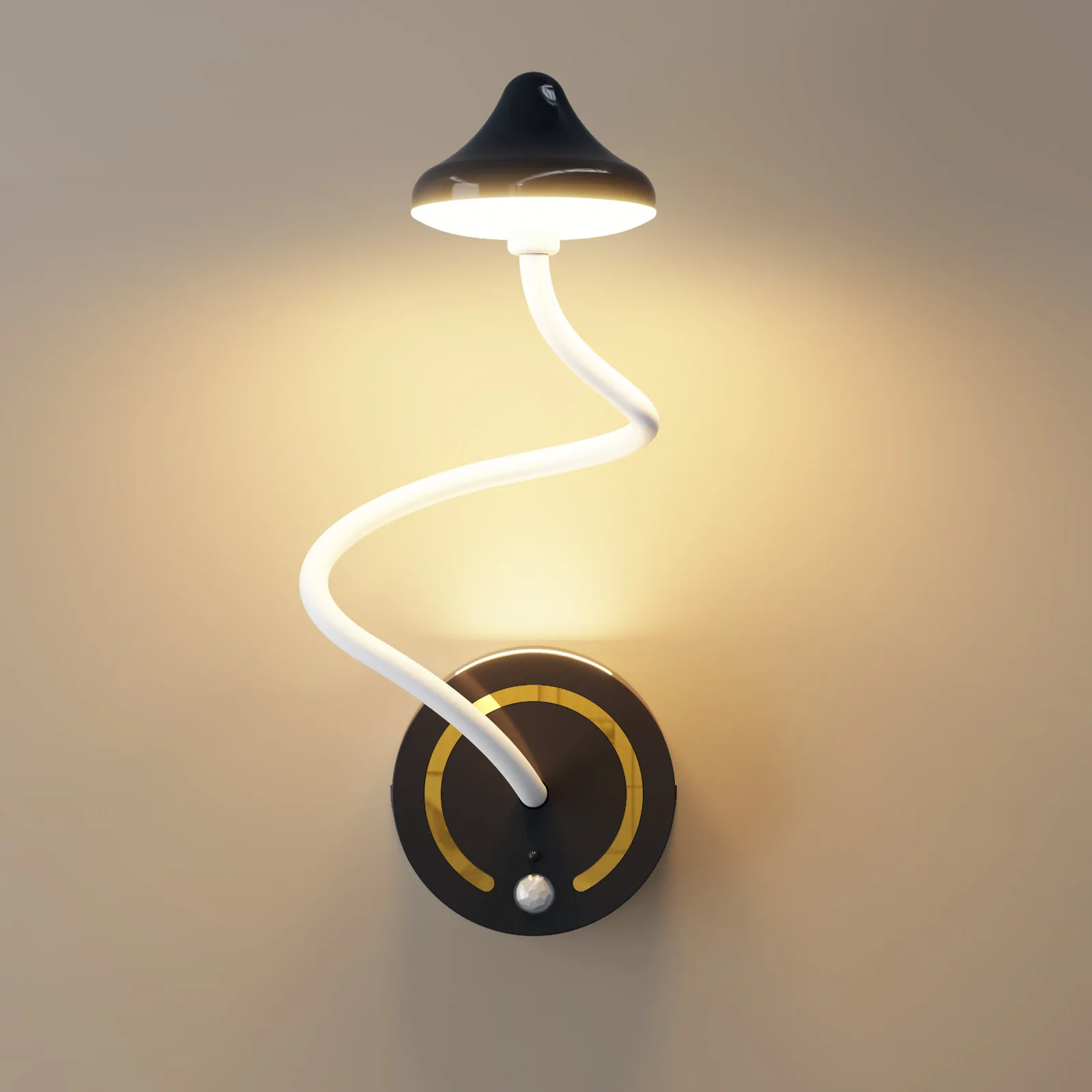 

Простой DIY зарядный ночник для спальни, прикроватный индукционный настенный светильник для человеческого тела, светодиодный сенсорный декоративный настенный светильник