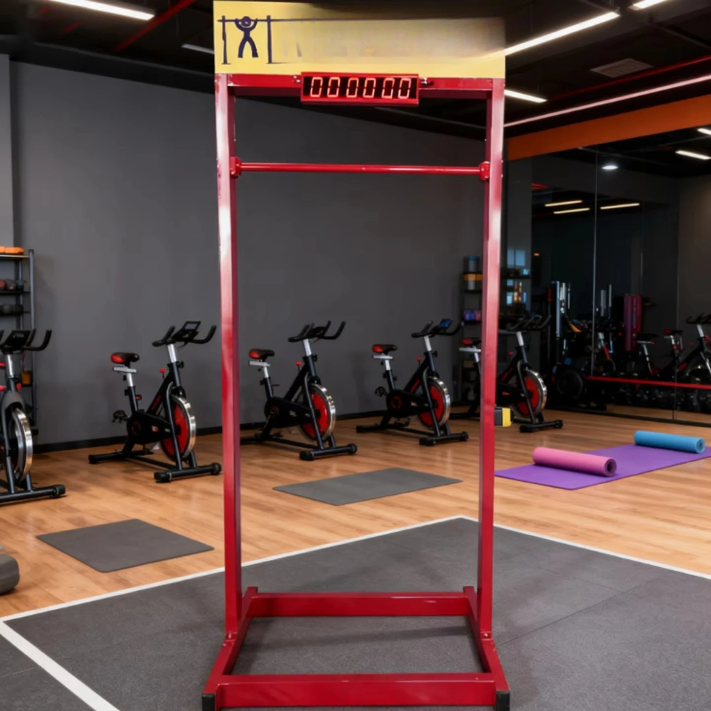 Challenge 100 seconds horizontal bar timer rotating horizontal bar interactive game activity game carnival game activity props