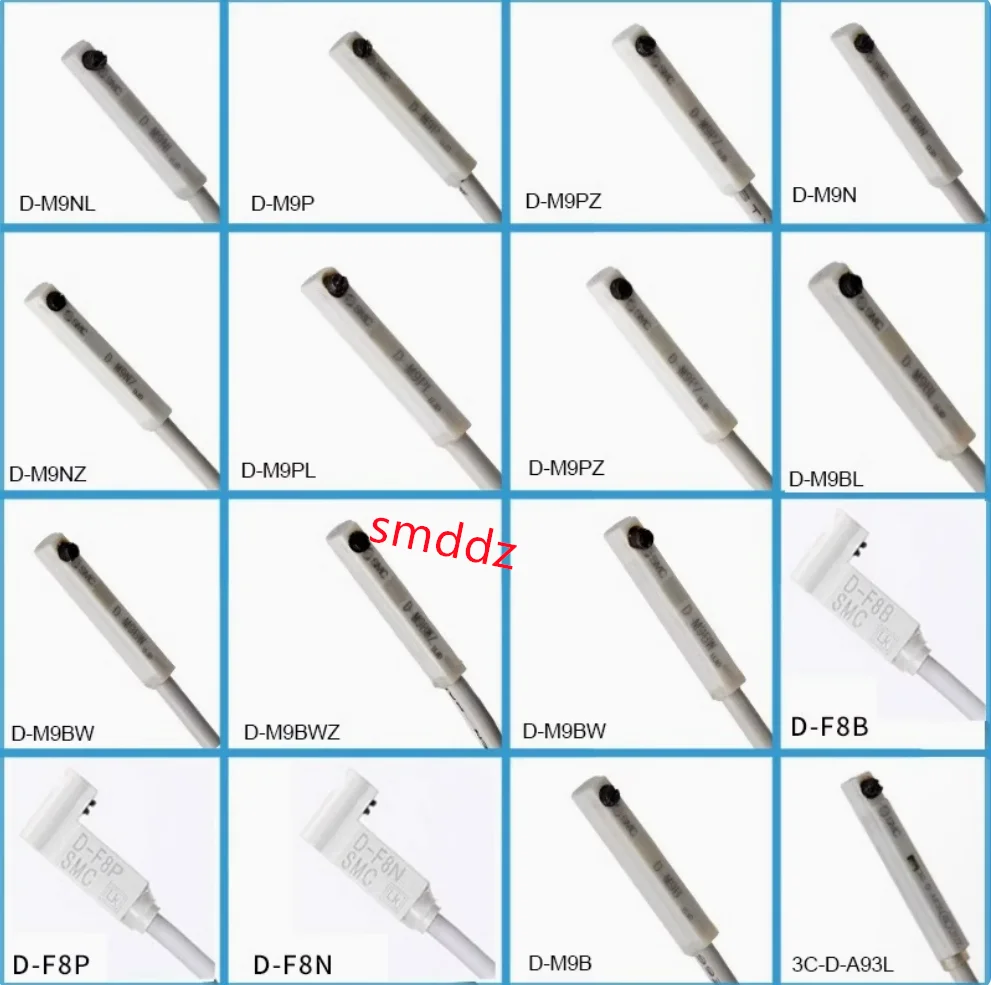 5pcs /  SMC Magnetic Switch Cylinder Sensor (Standard 2-Wire):  D-A93, D-Z73, D-C73, D-M9B