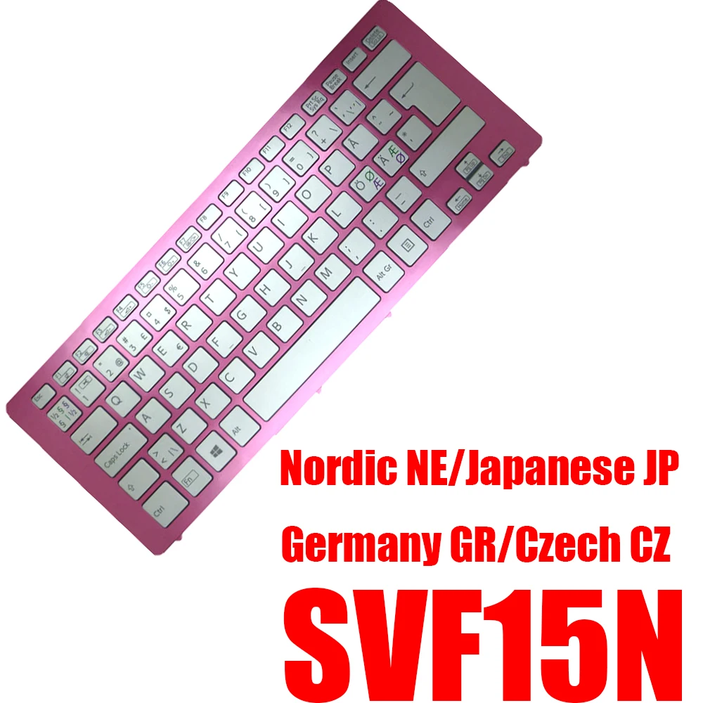 

CZ GR JP NE Laptop Keyboard For SONY SVF15N 149265521CZ 149265521CZ 149265421DE 149266031I 149265871JP 149266051SE New