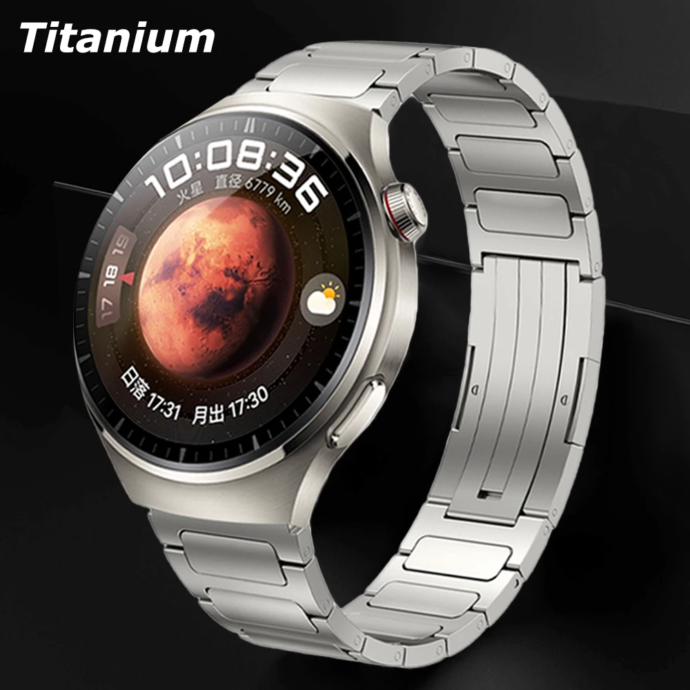 22mm Titanium metal band for Huawei Watch 4 GT 2/3 46mm Pro ultimate luxury men bracelet for Samsung Galaxy Watch 3 45mm Gear s3