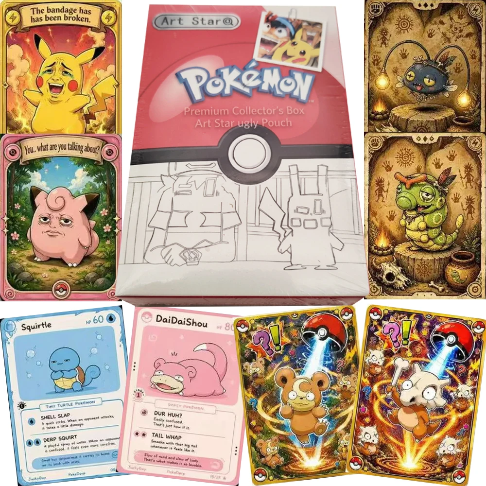 Popular Anime Game Cartoon Adventure Collection Cards Ugly Pouch Series Limited Edition Character Cards Christmas Gifts for Teen