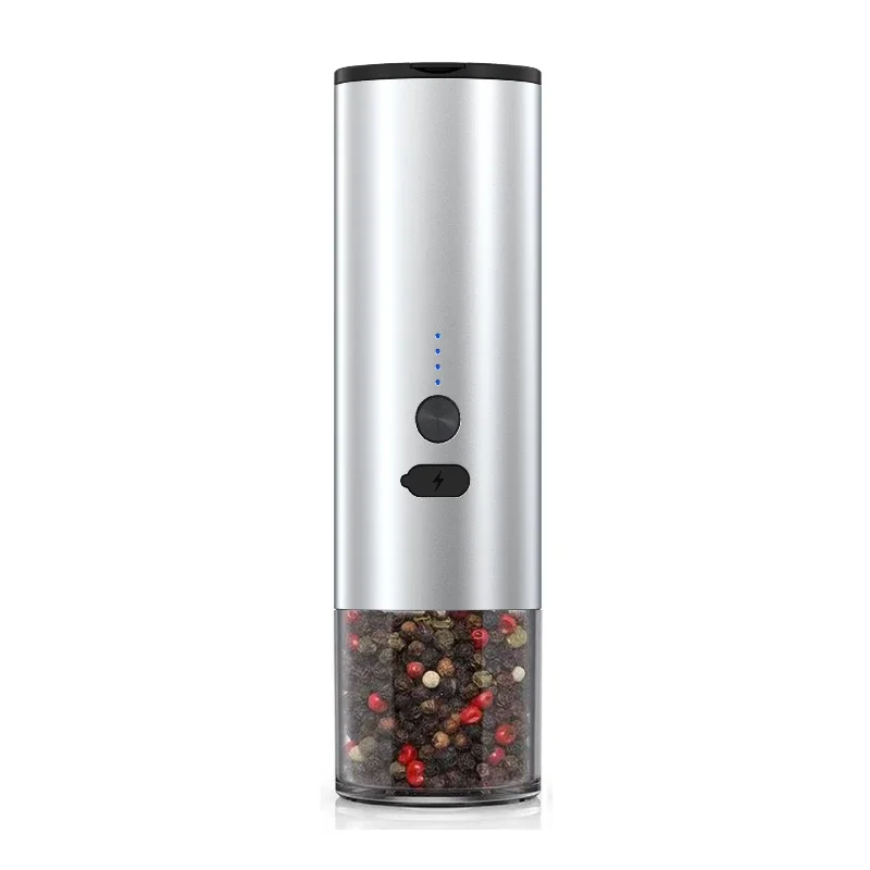 

Electric pepper grinder aluminum alloy gravity induction mini intelligent grinder seasoning large capacity household