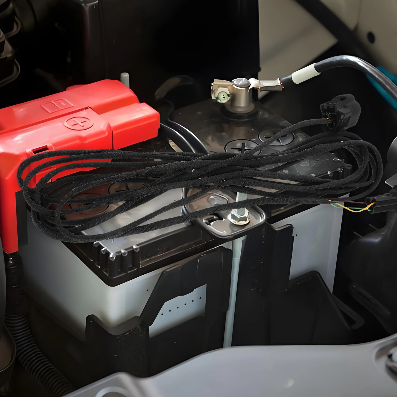 

Lcd Display Car Heater Wiring Extension Cable Plastic Material Easy Install Multifunctional Control Harness High Compatibility