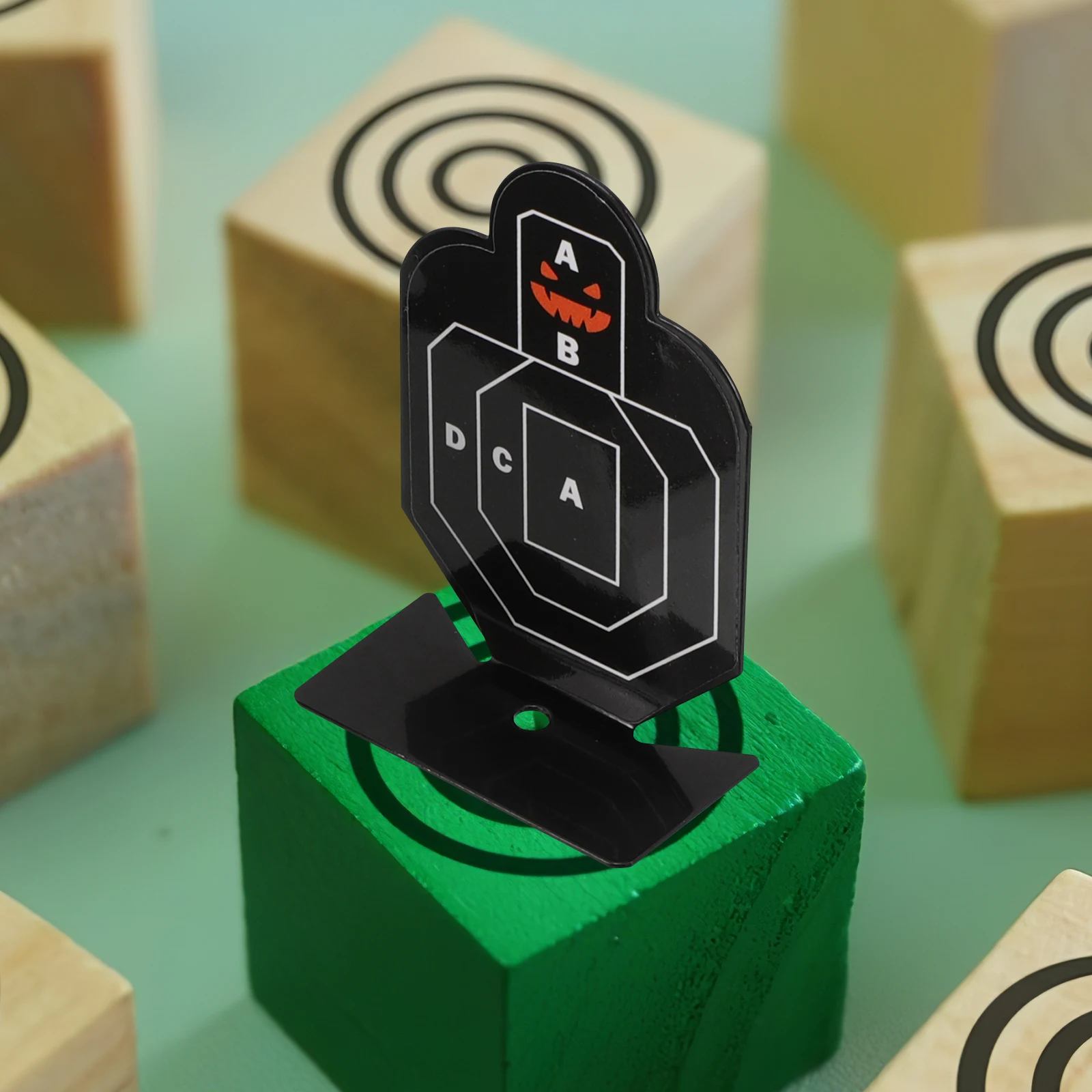 

3 Pcs Shooting Target Outdoor Board Metal Targets for Compact Train Rotary Black Precision Practice Tool