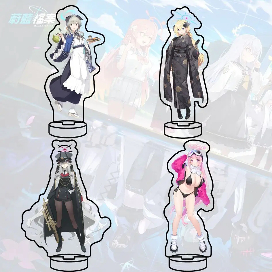 アクリルスタンド付きアニメフィギュア,コスプレ,はぬま,コスプレ,プレート,デスク,装飾品,アクセサリー,15cm