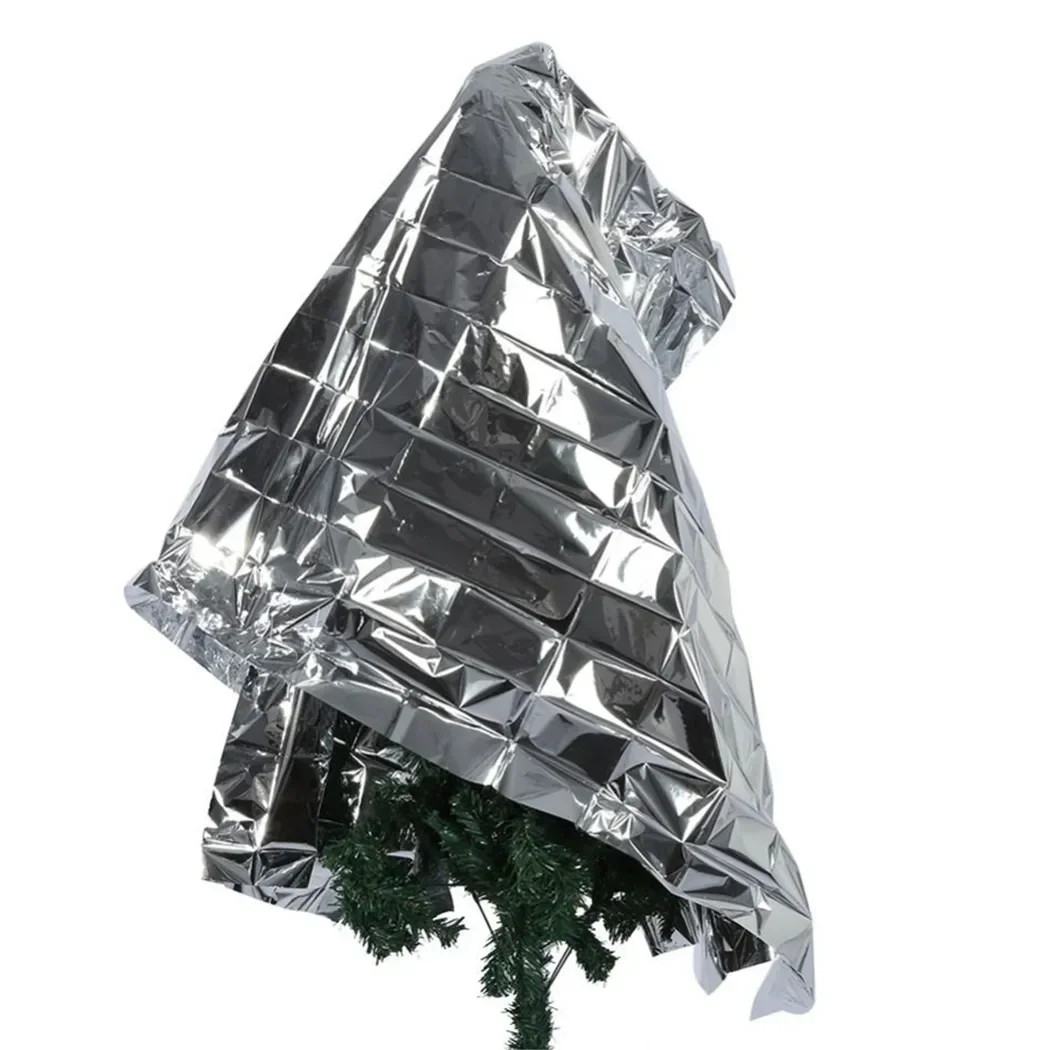 Silver Mylar Plants Reflective Films 210x130cm Grow Tent Room Garden Greenhouse Farming Plants Covering Sheet PETP Film