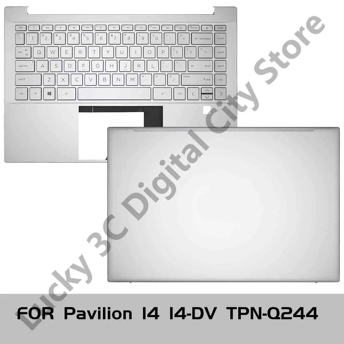 New For HP Pavilion 14-DV TPN-Q244 Laptop Cover LCD Back Cover Hinge Replacement Track Pad Mouse Board Notebook Internal Speaker