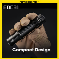 NITECORE EDC31 Flashlight torch UHi LED 3500 Lumens flashlamp USB-C Rechargeable Compact Tactical EDC Hiking Camping seraching