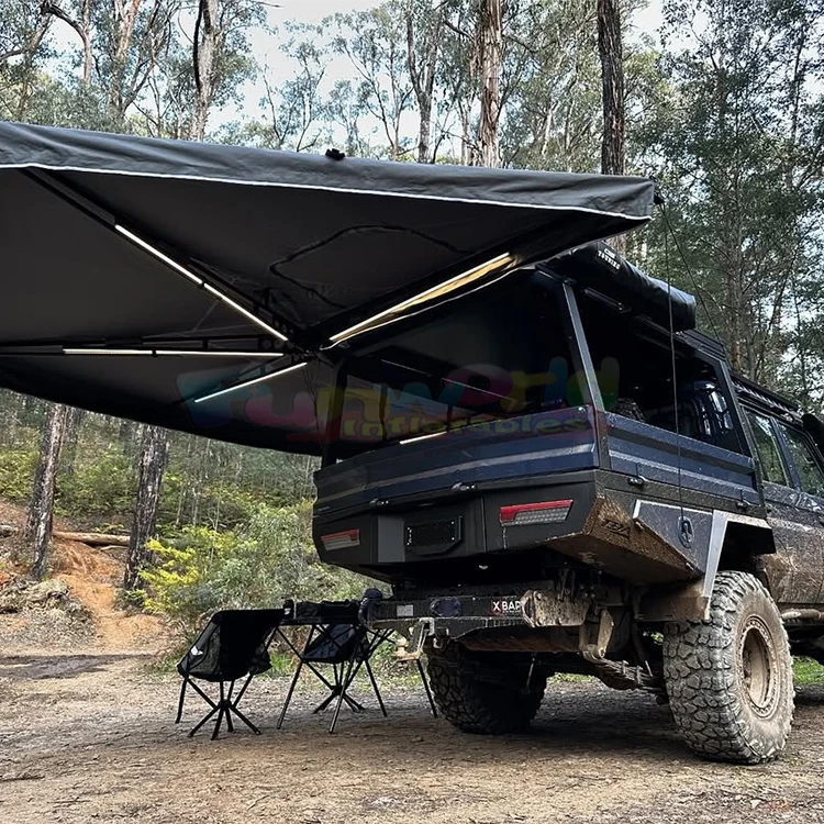 Car roof tent waterproof car awning tent large freestanding awning side wall 4x4 off-road roof tent car awning 270 degrees