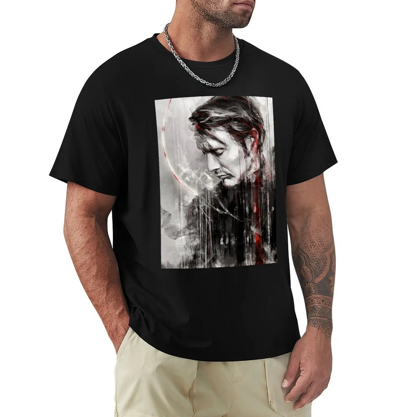MM speed painting T-Shirt Basic Simple Design Short Sleeve Shirt