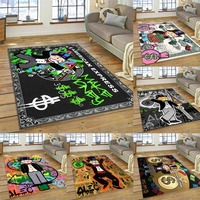 Playful Dollar Cartoon Carpet Vibrant Money Rug for Bedroom and Living Room Non-slip Floor Mat Decorative Sofa Doormat Rug