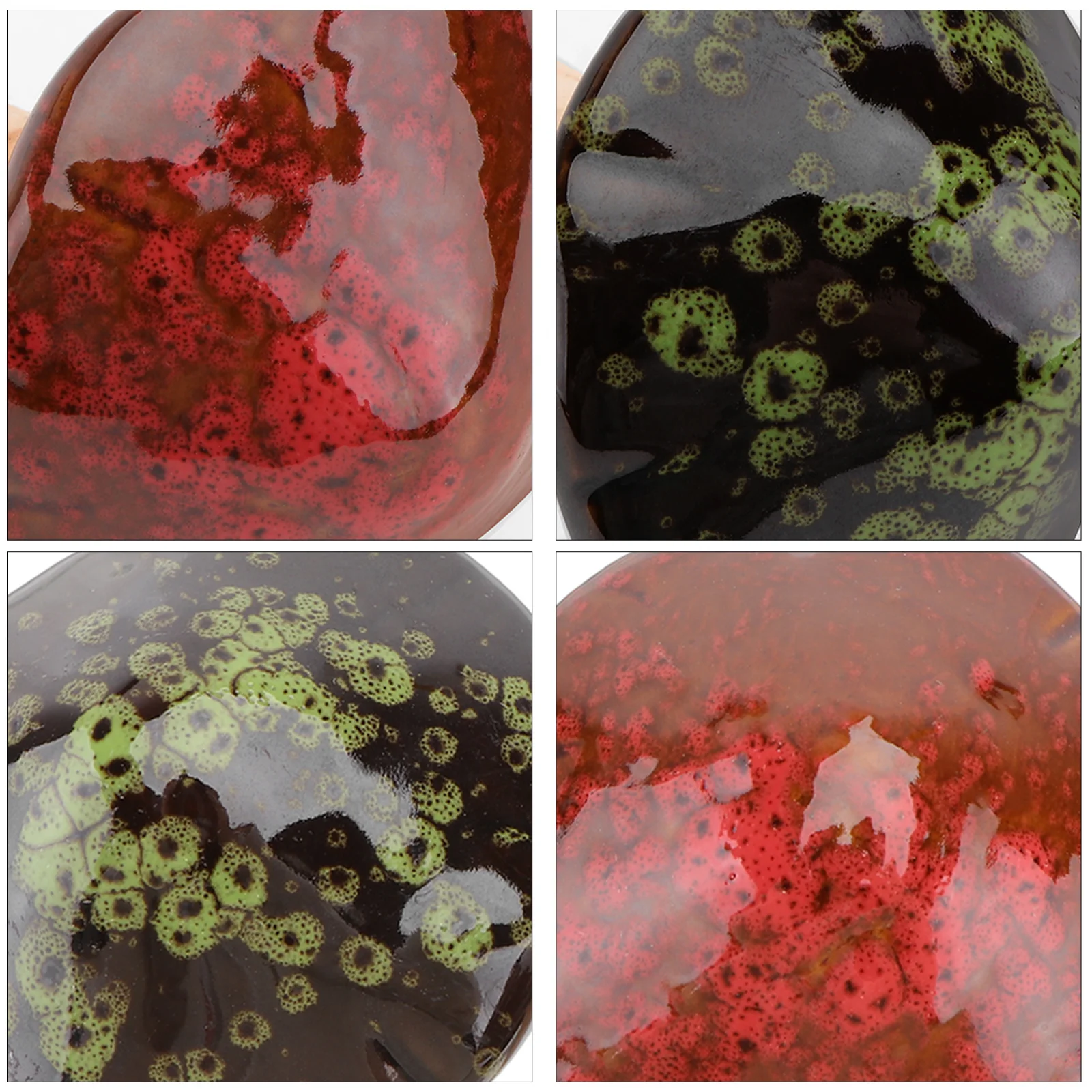 

2Pcs Lifelike Ceramic Mushroom Decorations for Garden Flower Pot Lawn Micro Landscape Miniature Fairy Garden Ornament Outdoor