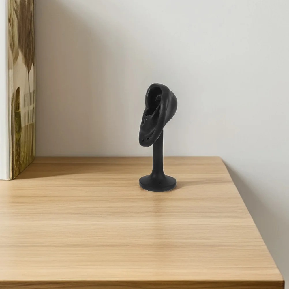 

2pcs Resin Ear Simulated Earring Display Stand Human Ear Shaped Jewelry Organizer For Jewelry Stores Live Streaming Photography