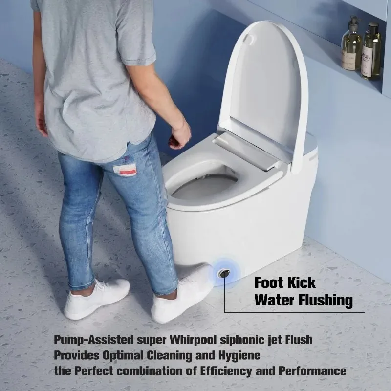 

Simple Version Smart Bathroom Electric Bidet Toilet Bowl Ceramic Sanitary Wc Automatic Smart Toilet