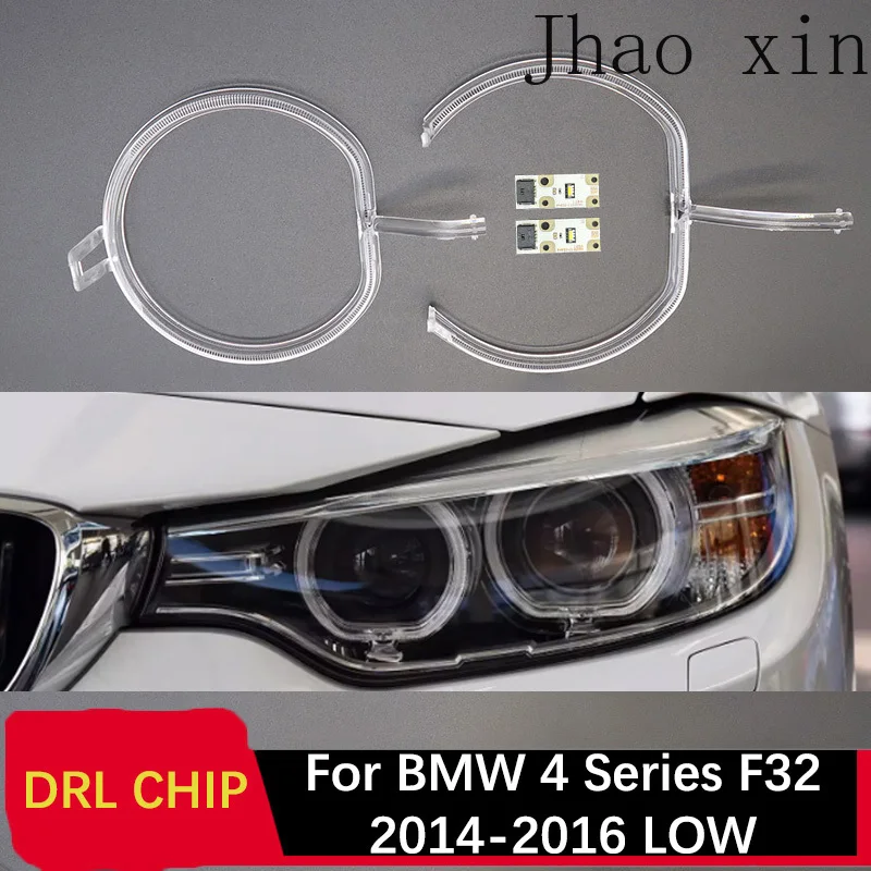 Front Headlight Circuit Board for BMW 4 Series F32 Angel Eye 2014-2016 LOW Car Daytime Light DRL CHIP Ballast Module White Light