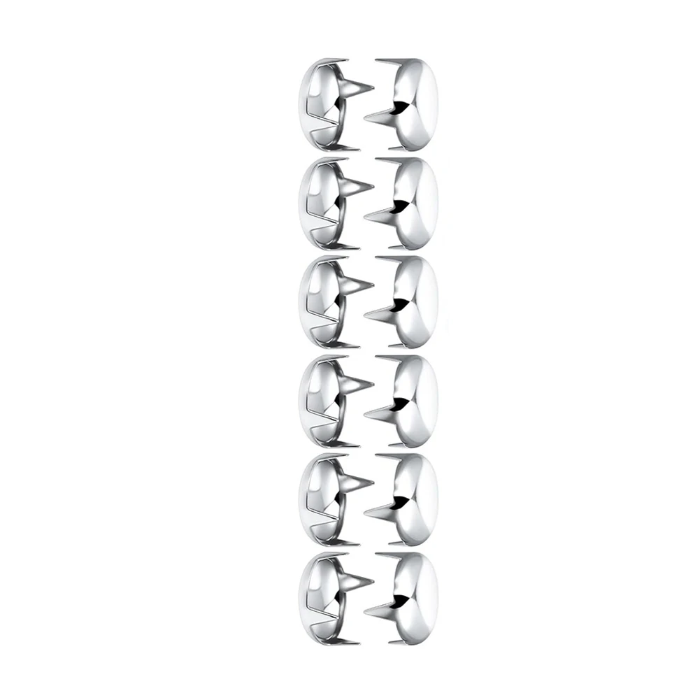 

100pcs 16mm Silver Dome Rivets for Leatherworking Sewing Craft Clothing Repair Crochet Scrapbook DIY Accessories