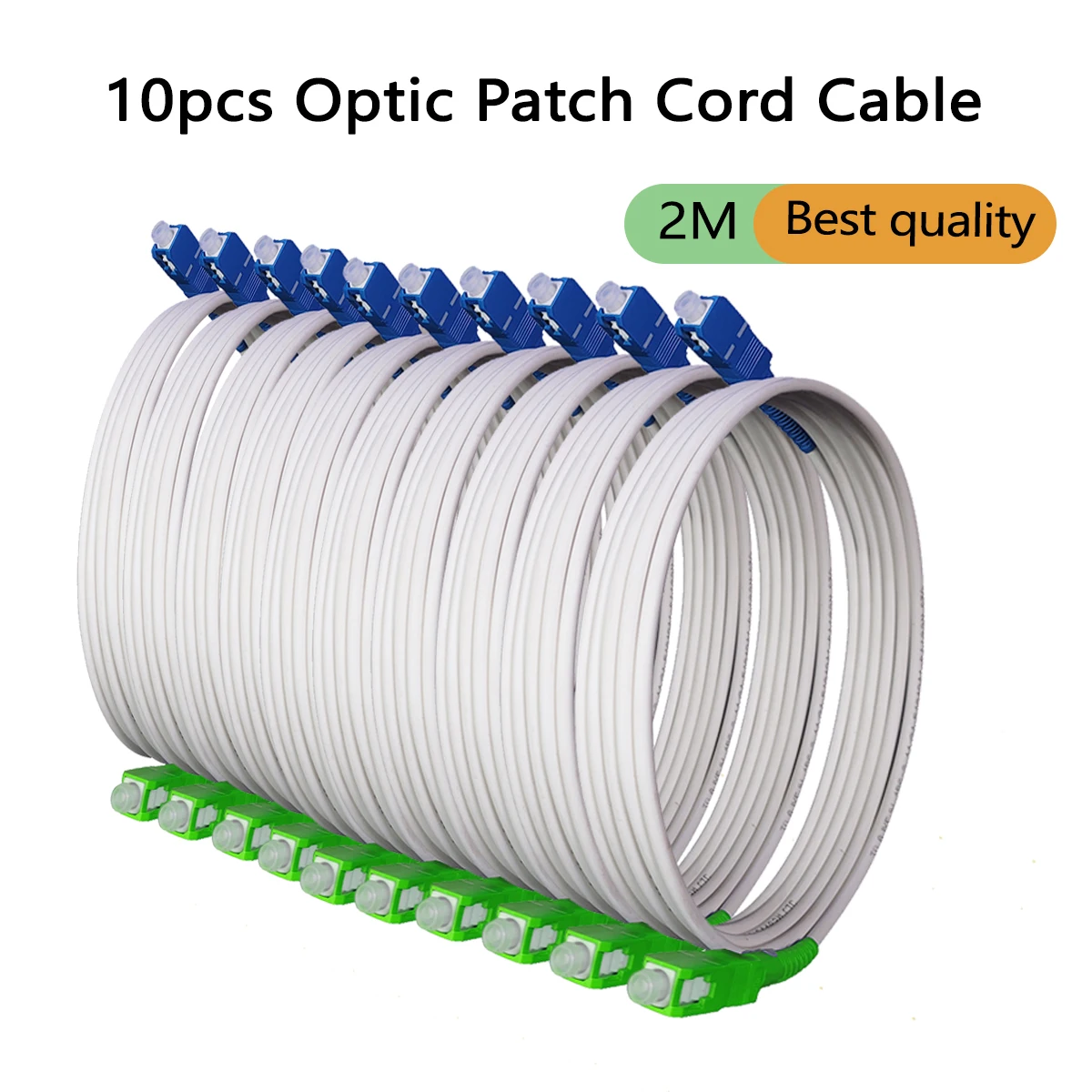 10Pcs Fiber Optic P…