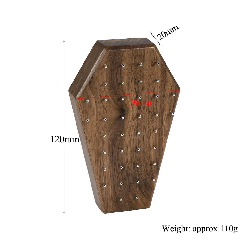 Solid Wood Stand for Body Piercing Jewelry Display