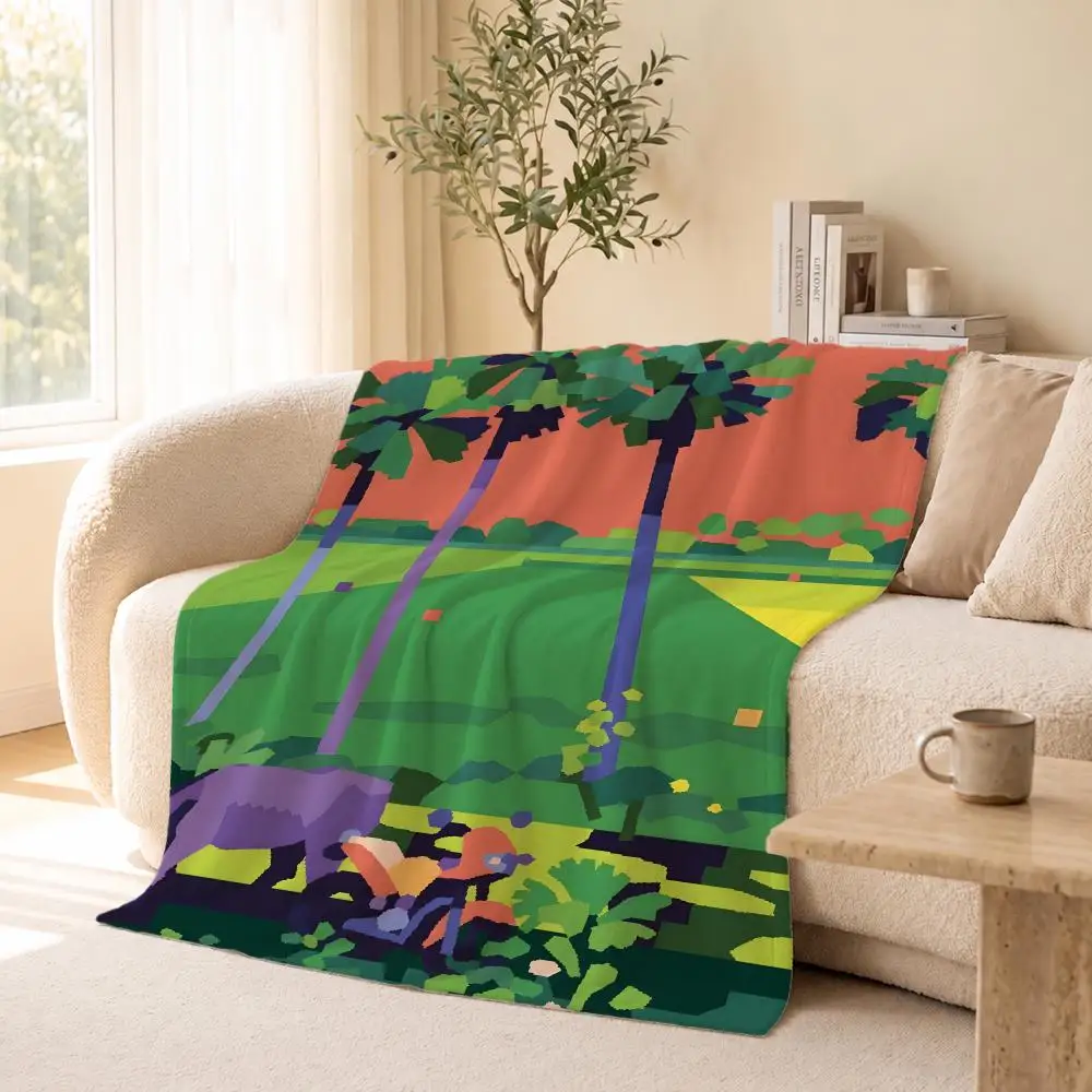Artist Matteo Berton Throw Flannel Throw Blanket for Travel & Office, Warm Outdoor Custom Bedspread, Ideal Gift