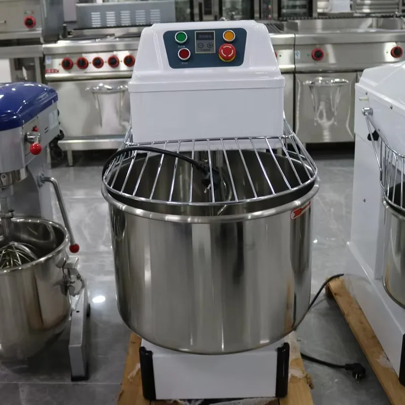 Commercial 25kg 30kg 50kg Electric Spiral Dough Mixer For Bakery Pizza Dough Mixer