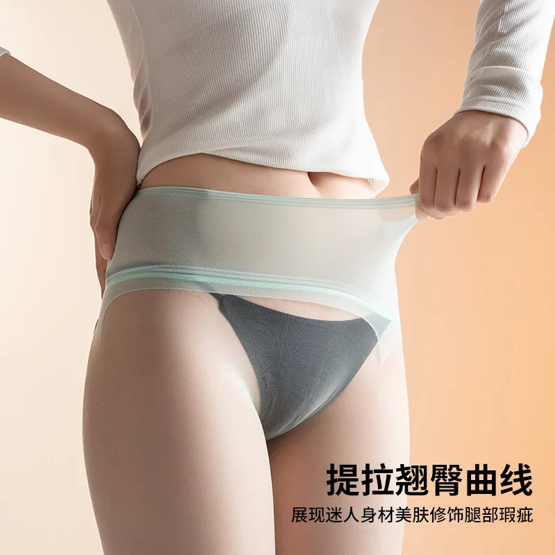 Summer Ultra-thin Light-colored Women's Sexy Pantyhose Sheer Seamless Silky Hottie Gray Nylon Tights Wholesale