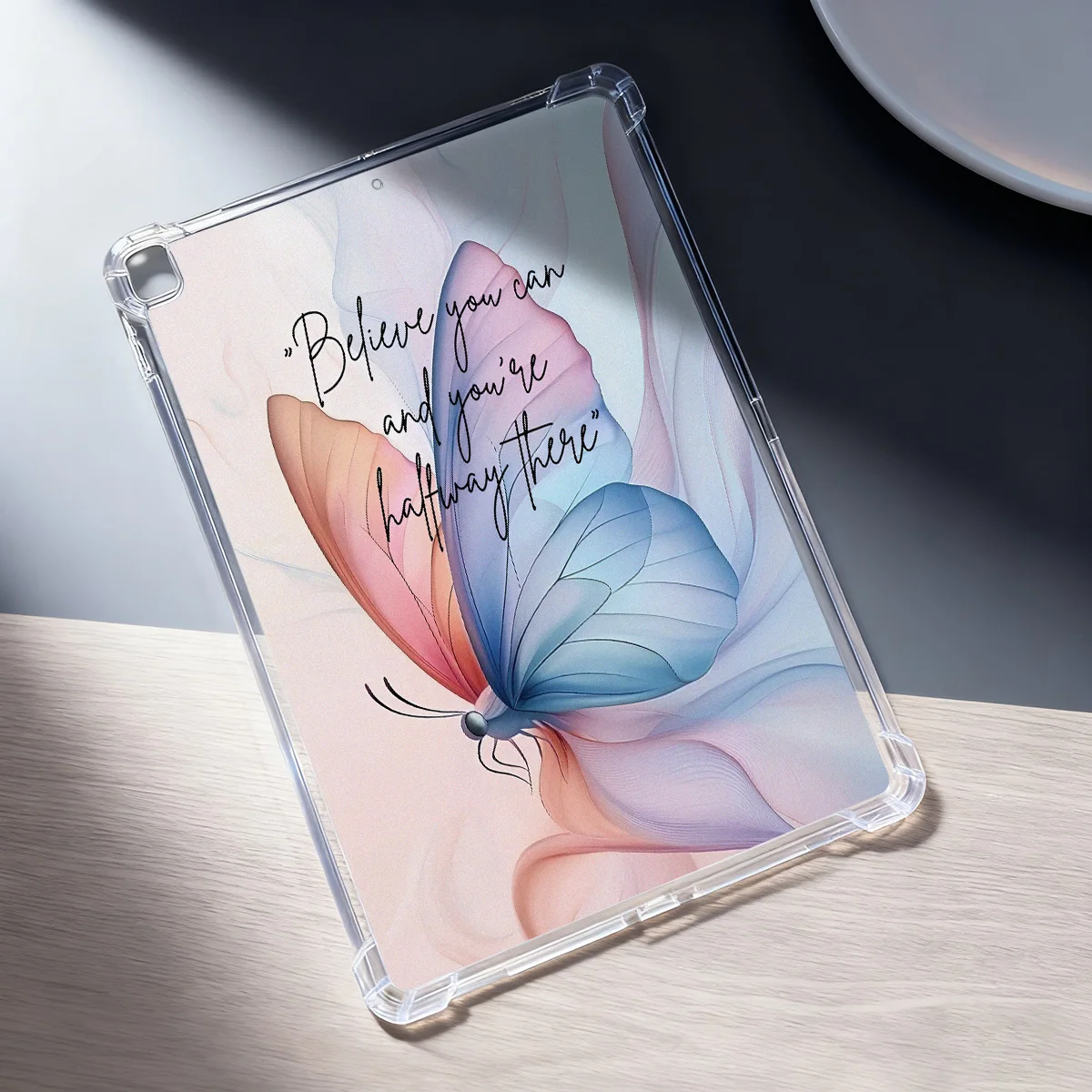 Silicone Butterfly Case For Samsung Galaxy Tab A9 S10 Fe A9 Plus S6 Lite S10 Lite A11 A8 S9 FE Plus S7 FE S8 Protective Cover