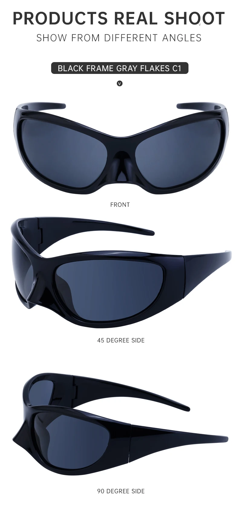 Y2K Punk Katzenaugen-Sonnenbrille für Damen und Herren 2026 Luxusmarke Trendige Sonnenbrillen Vintage Übergroße Steampunk-Brille Gafas De Sol – Detail 15