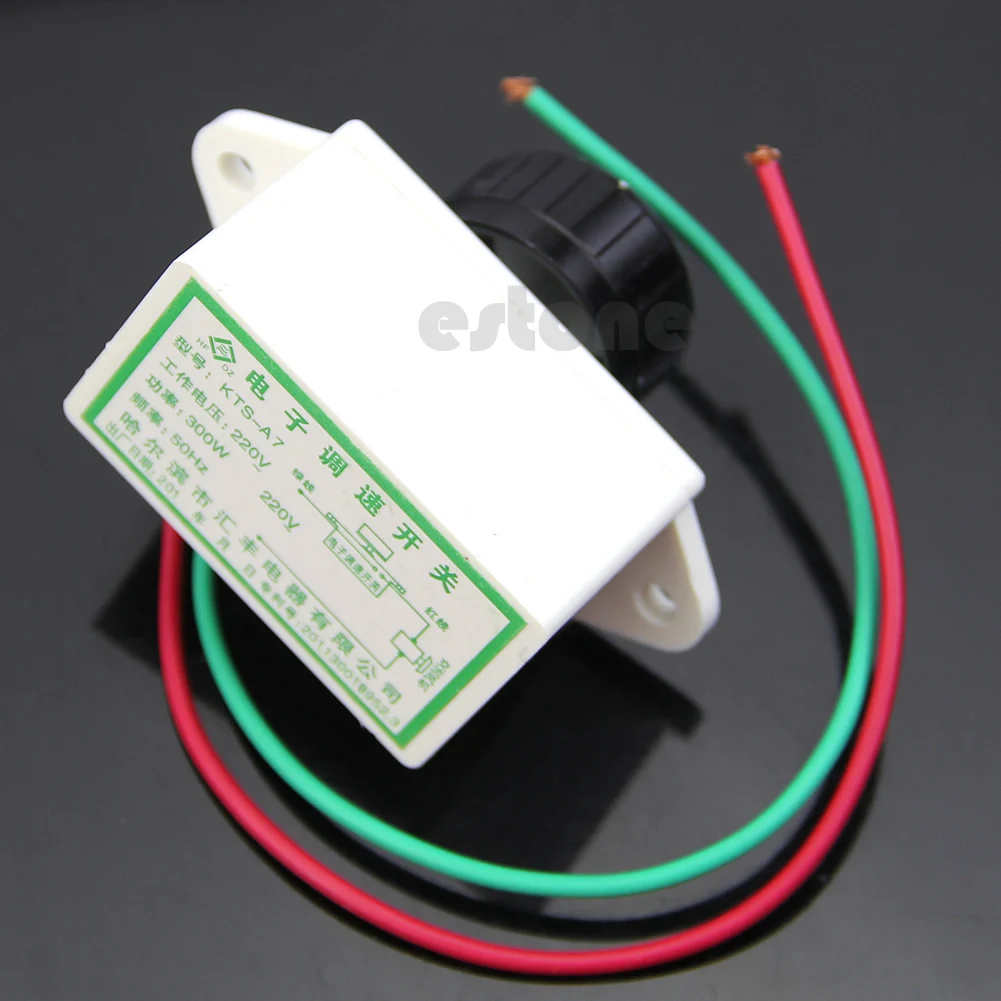 1PC AC 220V 300W Electronic Motor Speed Control controller Switch Regulation Drop Ship