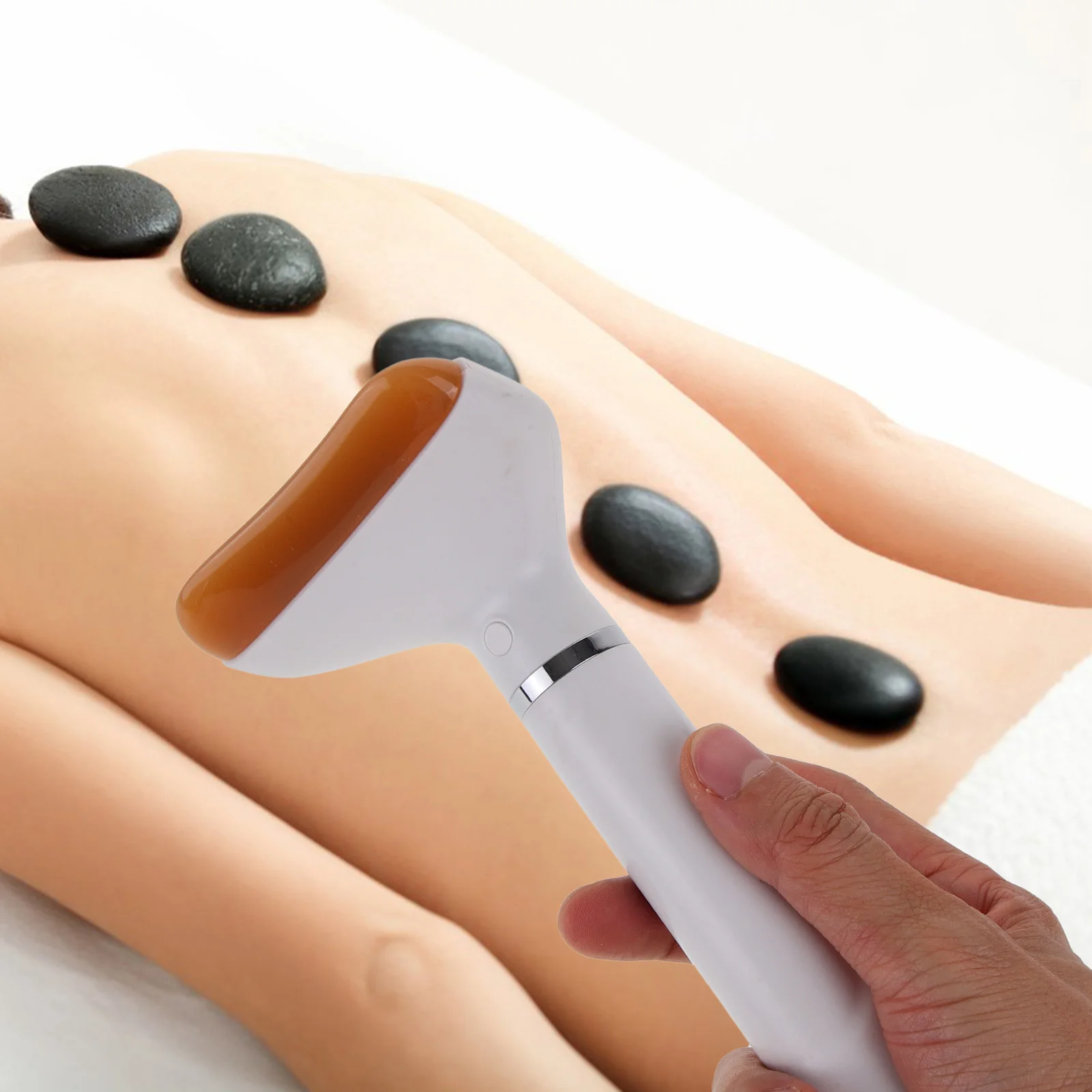 

Face Lifting Manual Scraping Board Durable Smooth Edges Comfortable Hold Facial Massage Tool Home Physiotherapy Guasha Scraper