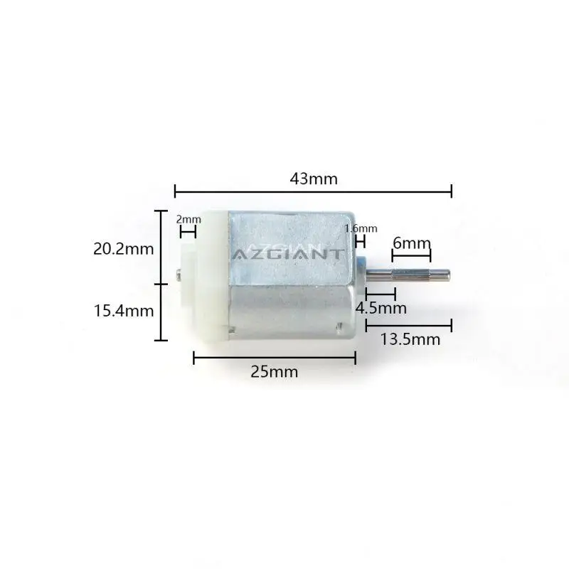 Azgiant Multiple PCS Micro DC Motor 12V FC130 43MM 15000RPM For DIY toy mini fan juicer water pump household vacuum Cleaner