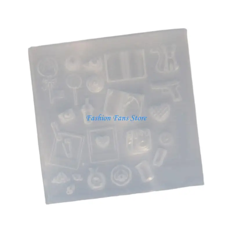 Artistic Charm Mold Flexible For DIY Manicure And Accessories