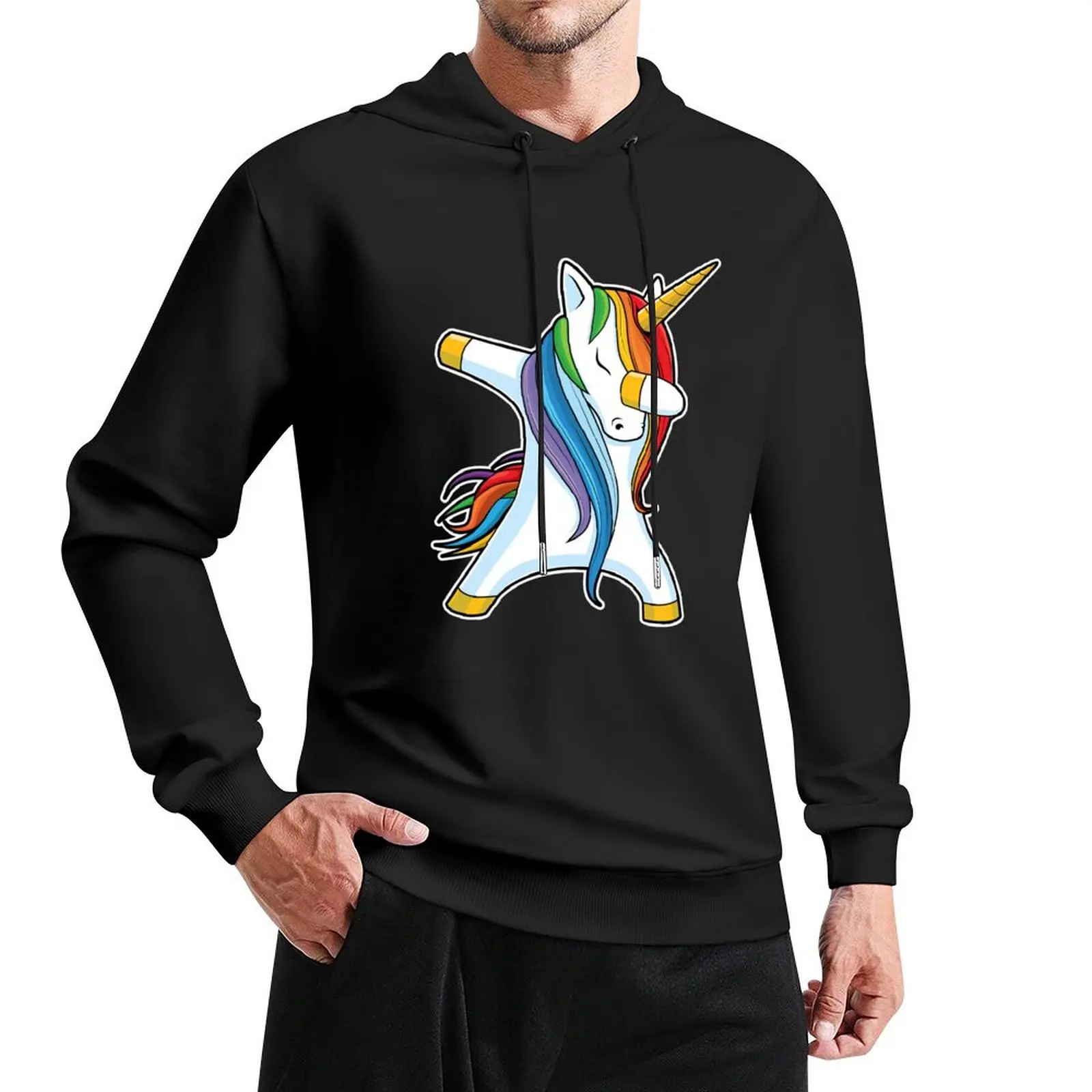 Dabbing Unicorn Shirt Cute Funny Unicorns T shirt Gifts for Kids Girls Boys Women Men Pullover Hoodie men wear man hoodie